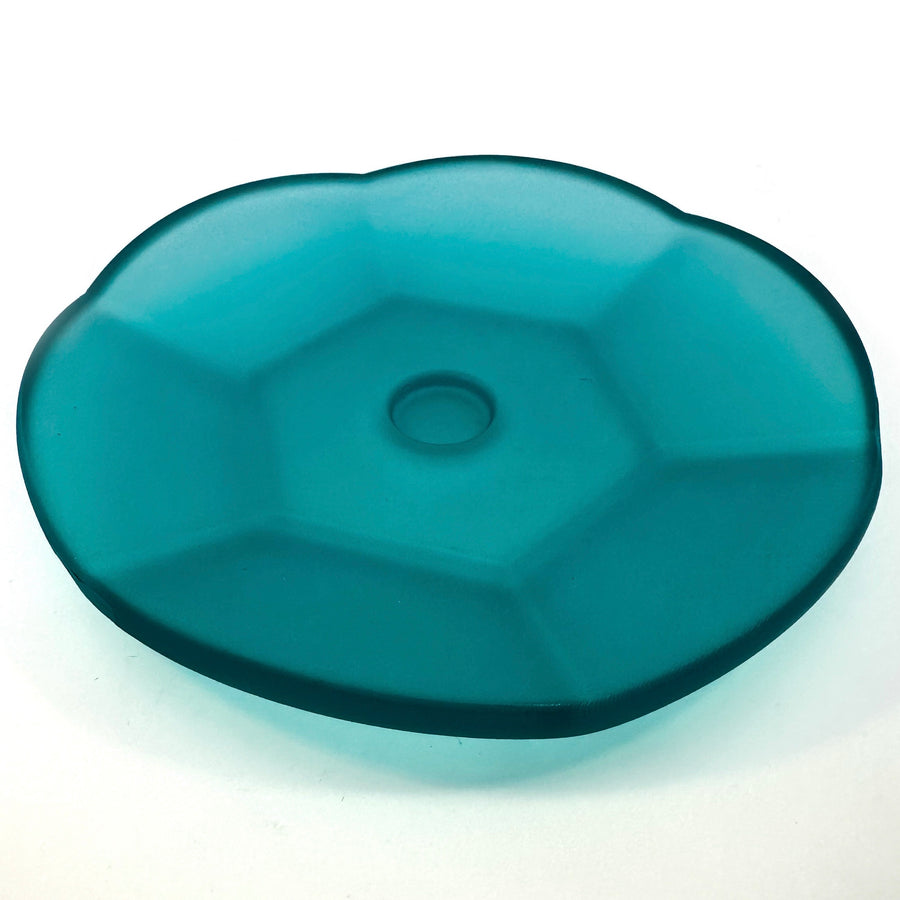Sequin Trinket Dish - Matte Aqua