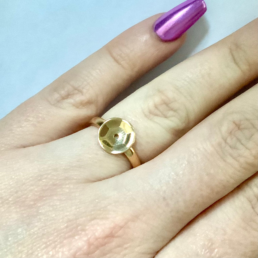 SAMPLE - Classic Sequin Solitaire, Size 6