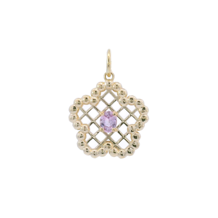 Sapphire Mini Lace Pendant