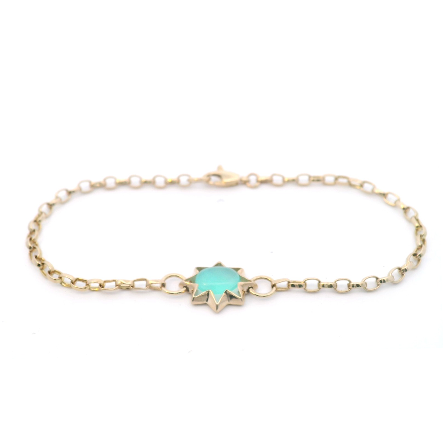 Blue Opal Starburst Bracelet