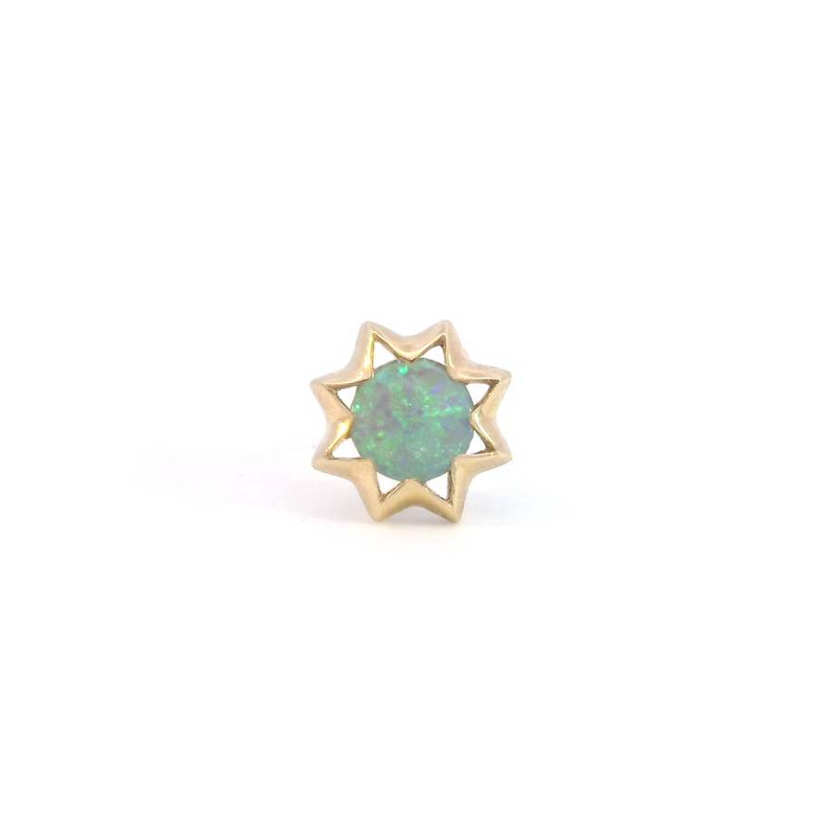 Opal Mini Starburst Stud
