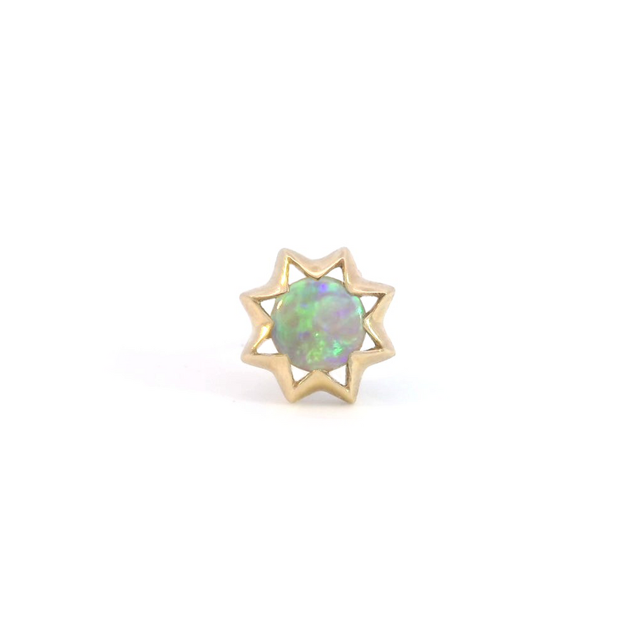 Opal Mini Starburst Stud