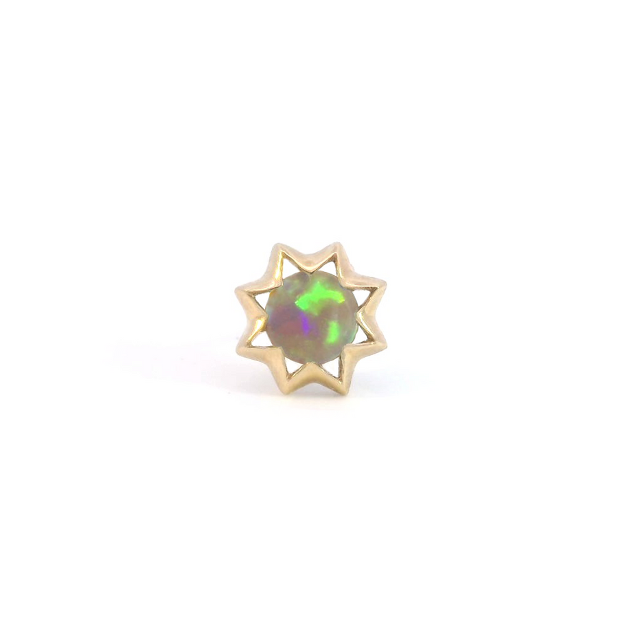 Opal Mini Starburst Stud