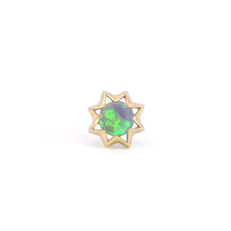 Opal Mini Starburst Stud