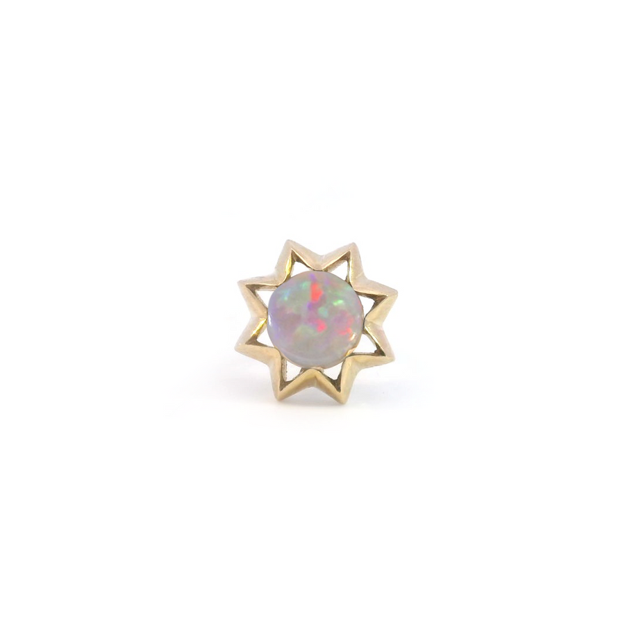 Opal Mini Starburst Stud