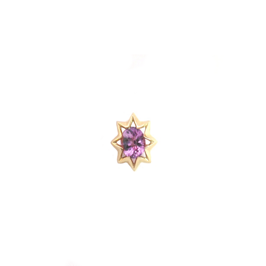 Sapphire Mini Starburst Stud