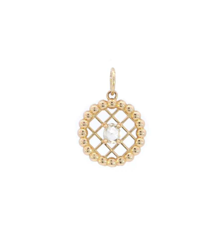 Mini Lace Pendant - Diamond