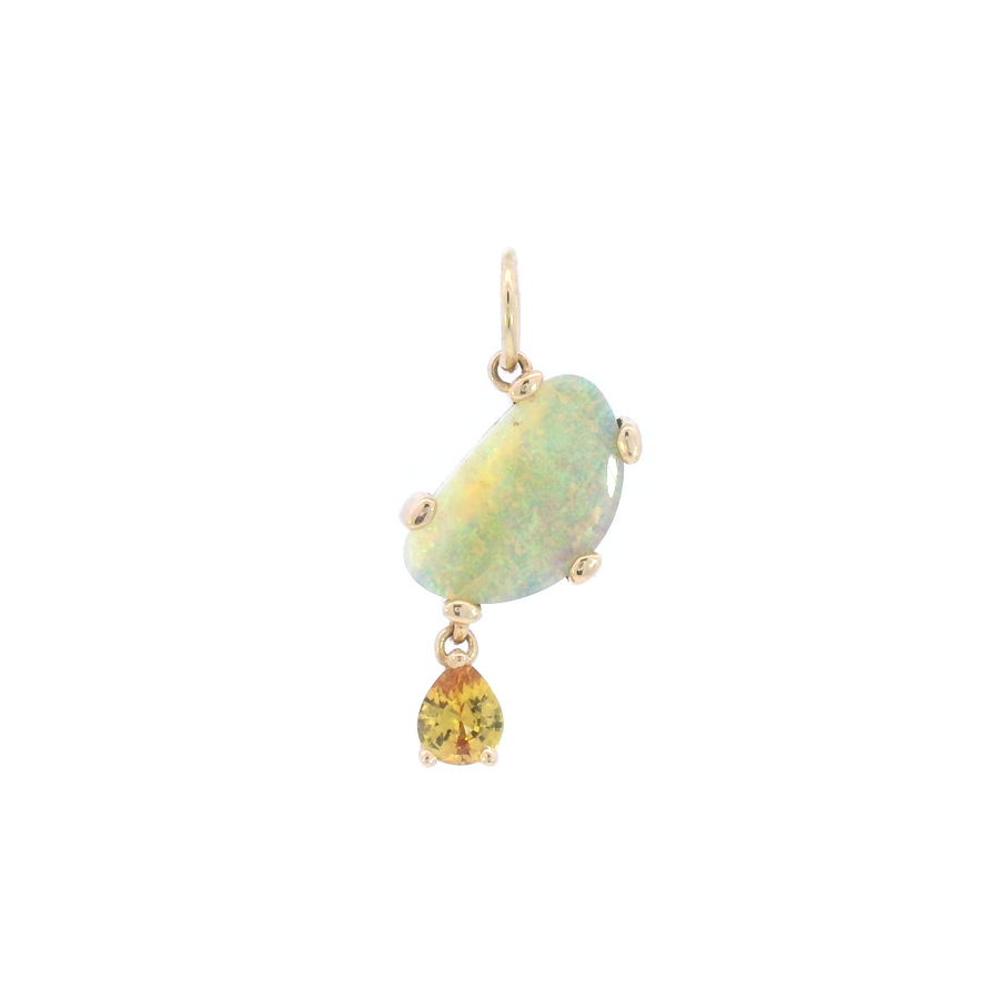 Everyday Pendant - Opal & Sapphire