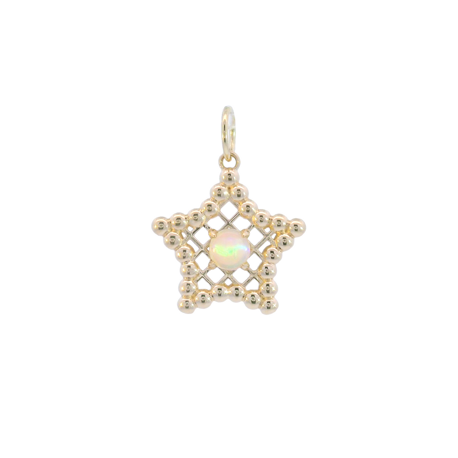 Mini Lace Pendant - Opal