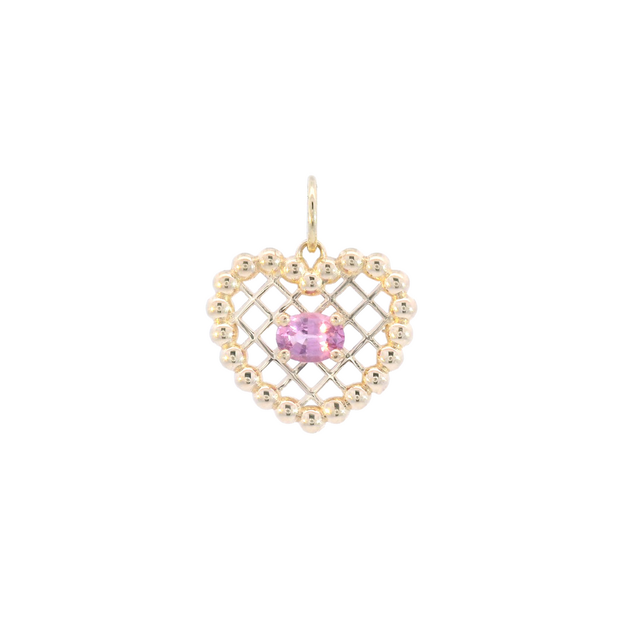 Mini Lace Pendant - Spinel