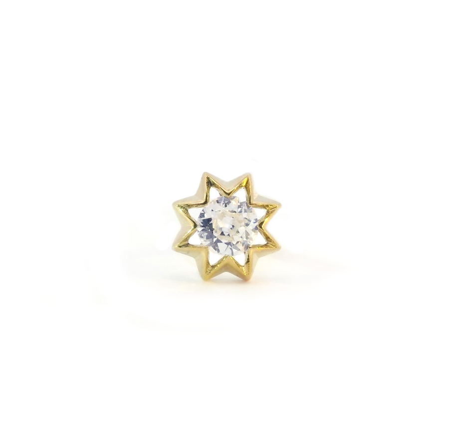 Antique Diamond Mini Starburst Stud