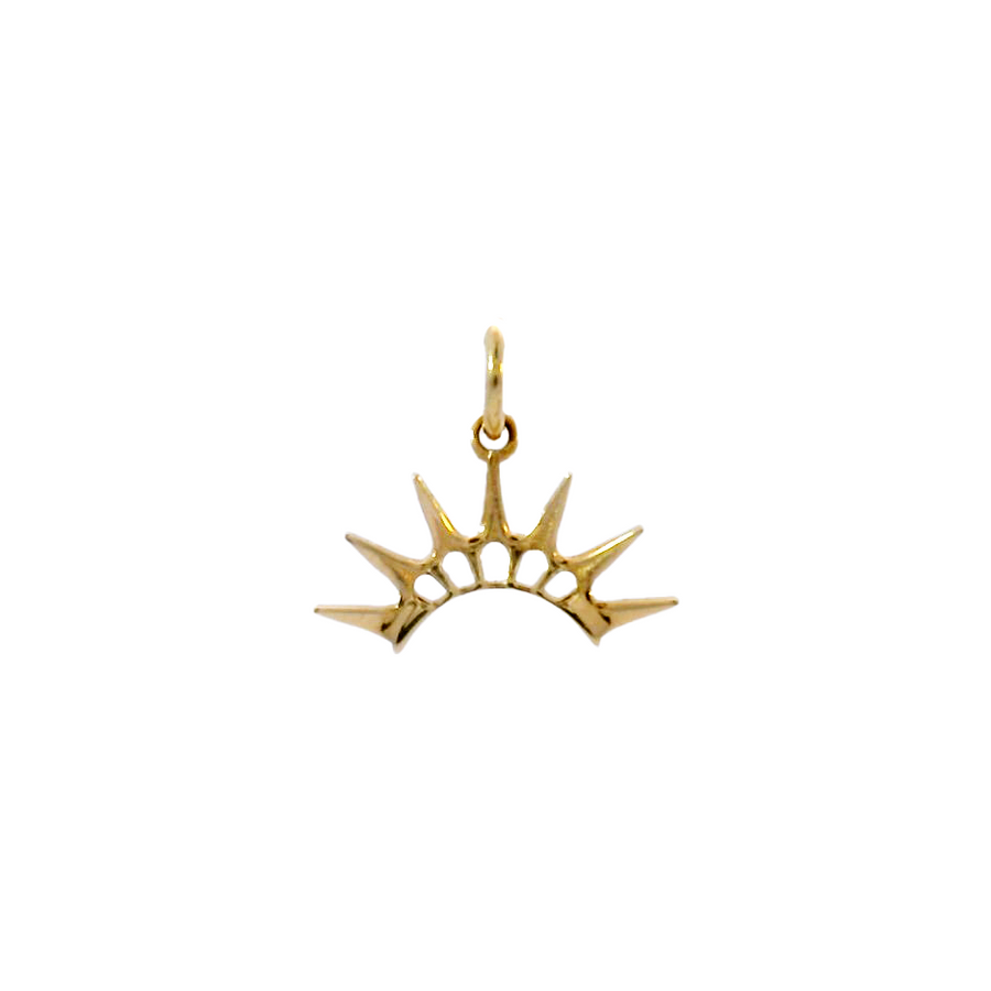 NYC Crown Sequin Pendant